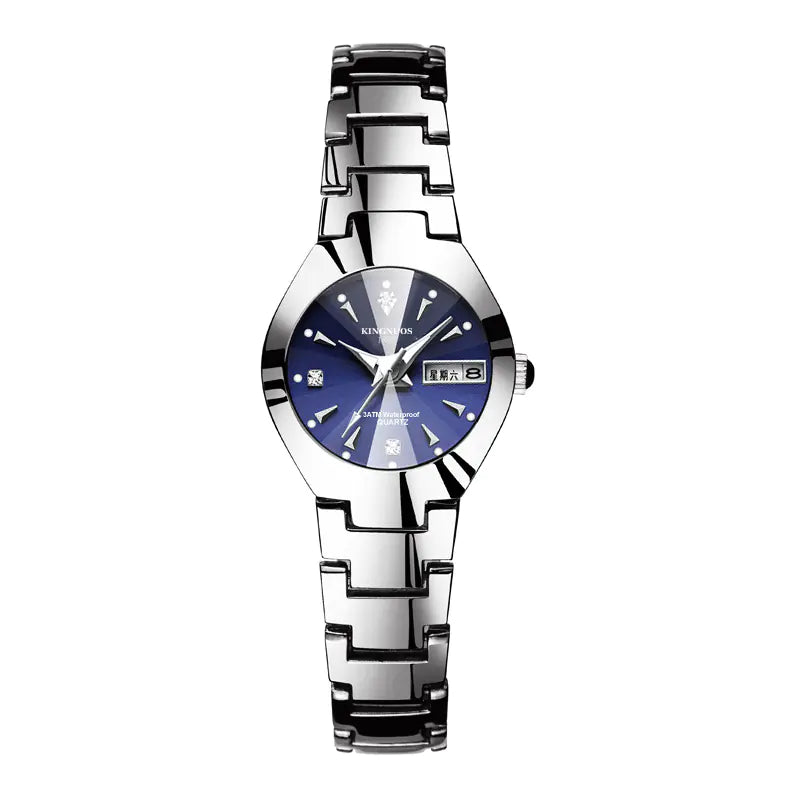 Automatic Quartz Tungsten Couple Watches with Luminous Dial