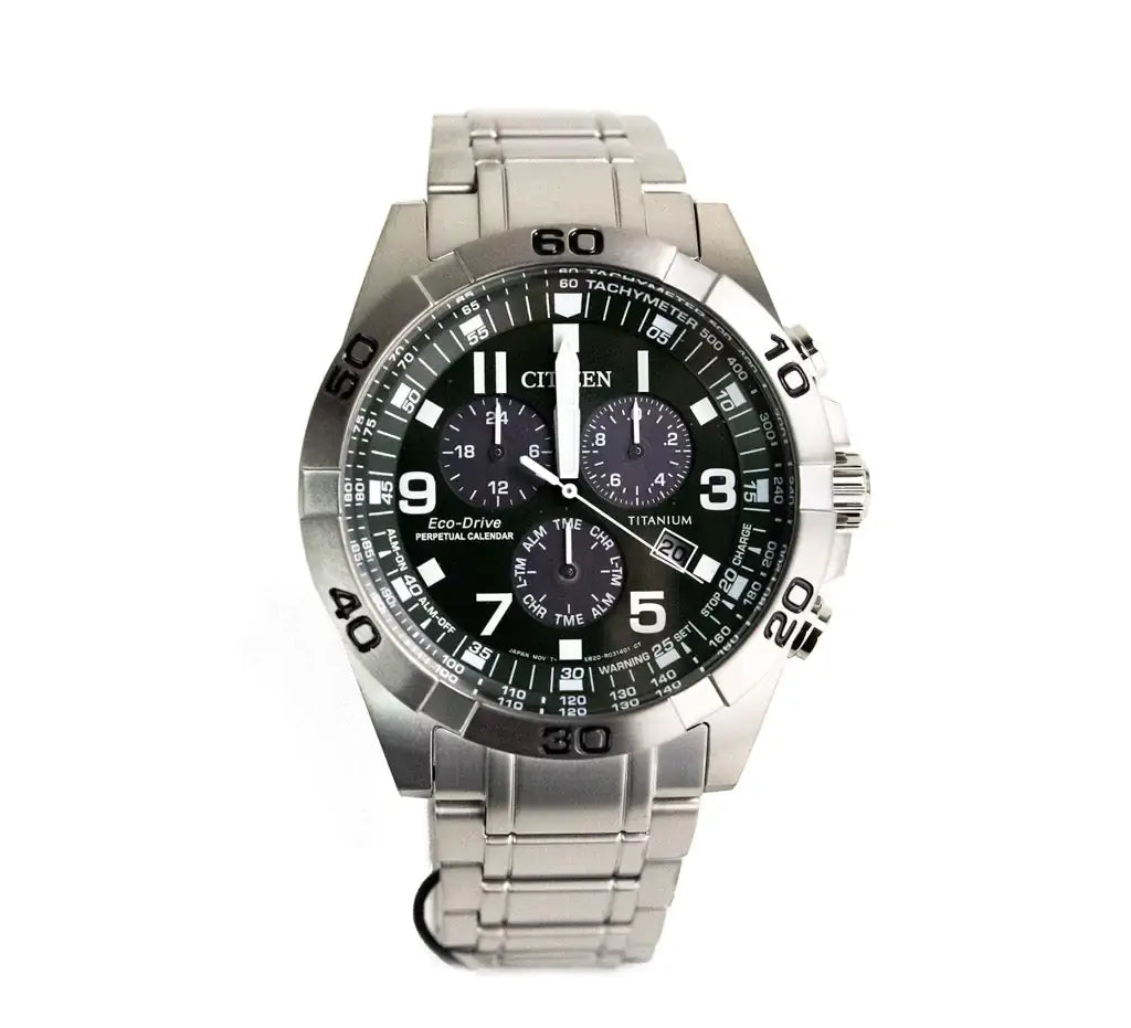 Citizen Weekender Sport Eco-Drive watch featuring a green dial and stainless steel case on a neutral background.